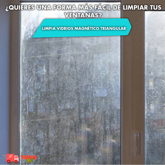 Limpiavidrios Magnetico Triangular