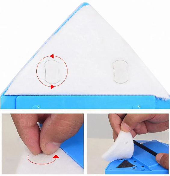 Limpiavidrios Magnetico Triangular